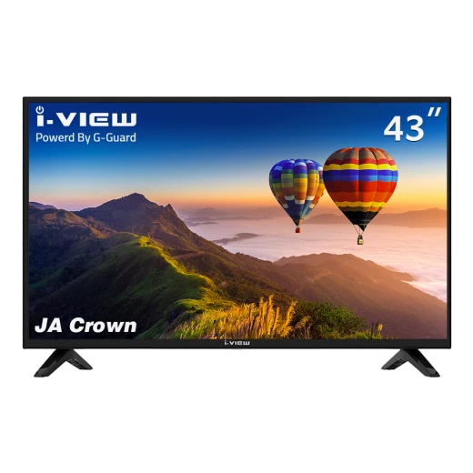 تلفزيون آي فيو الذكي بتقنية LED مقاس 43 بوصة مع تقنية HDR، منافذ HDMI و USB متعددة، واي فاي مدمج، تصميم نحيف، كفاءة في استهلاك الطاقة، دقة 1080p عالية الدقة، مثالي للبث والألعاب تلفزيون آي فيو الذكي بتقنية LED مقاس 43 بوصة مع تقنية HDR، منافذ HDMI و USB متعددة، واي فاي مدمج، تصميم نحيف، كفاءة في استهلاك الطاقة، دقة 1080p عالية الدقة، مثالي للبث والألعاب